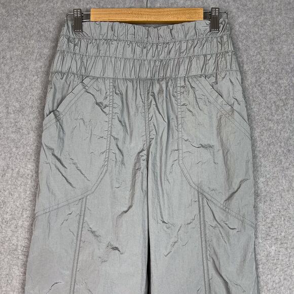 Free People Movement Grey Silver The Way Home Joggers Size XS - Picture 2 of 9